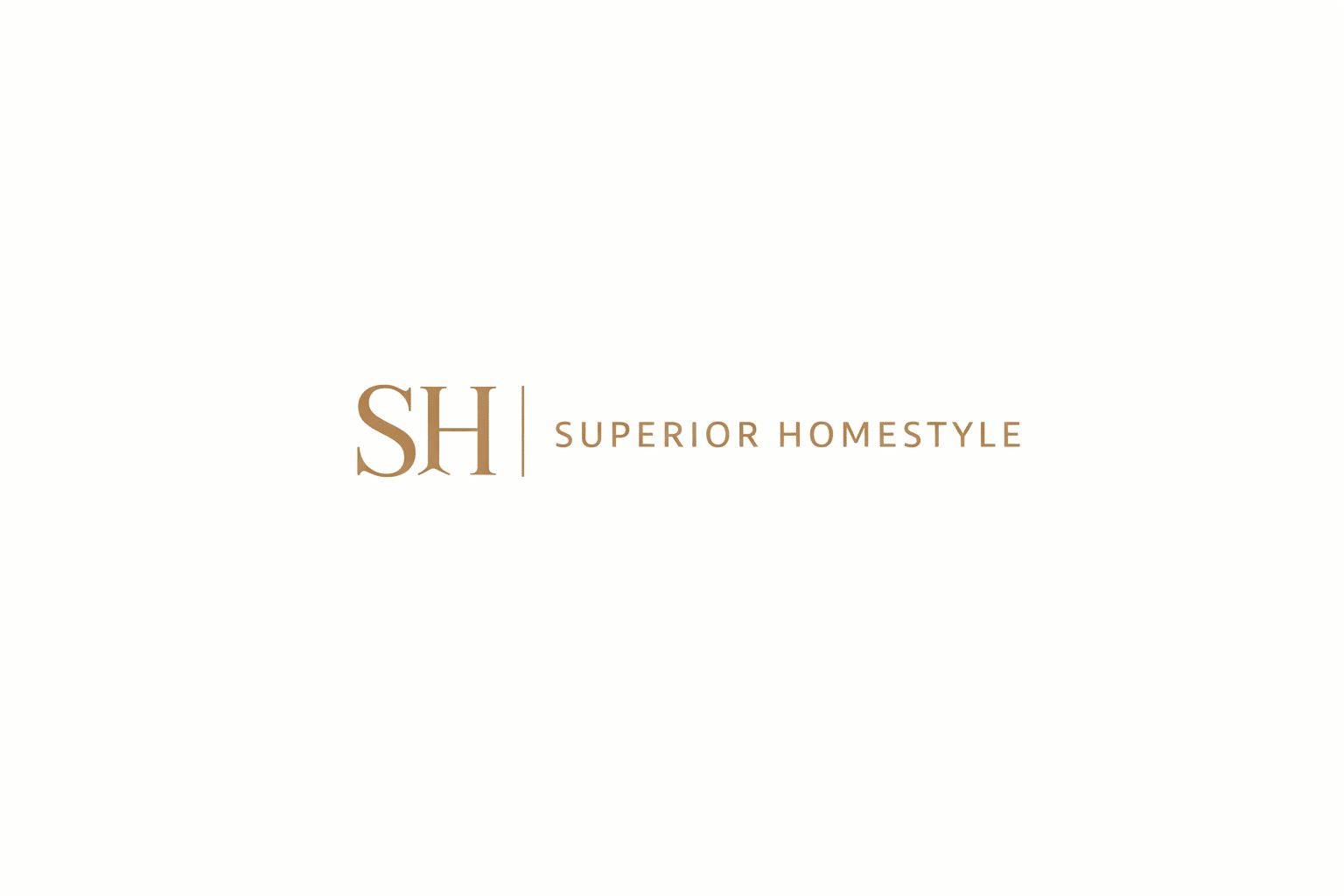 Superior Homestyle logo using initials and full name horizontally