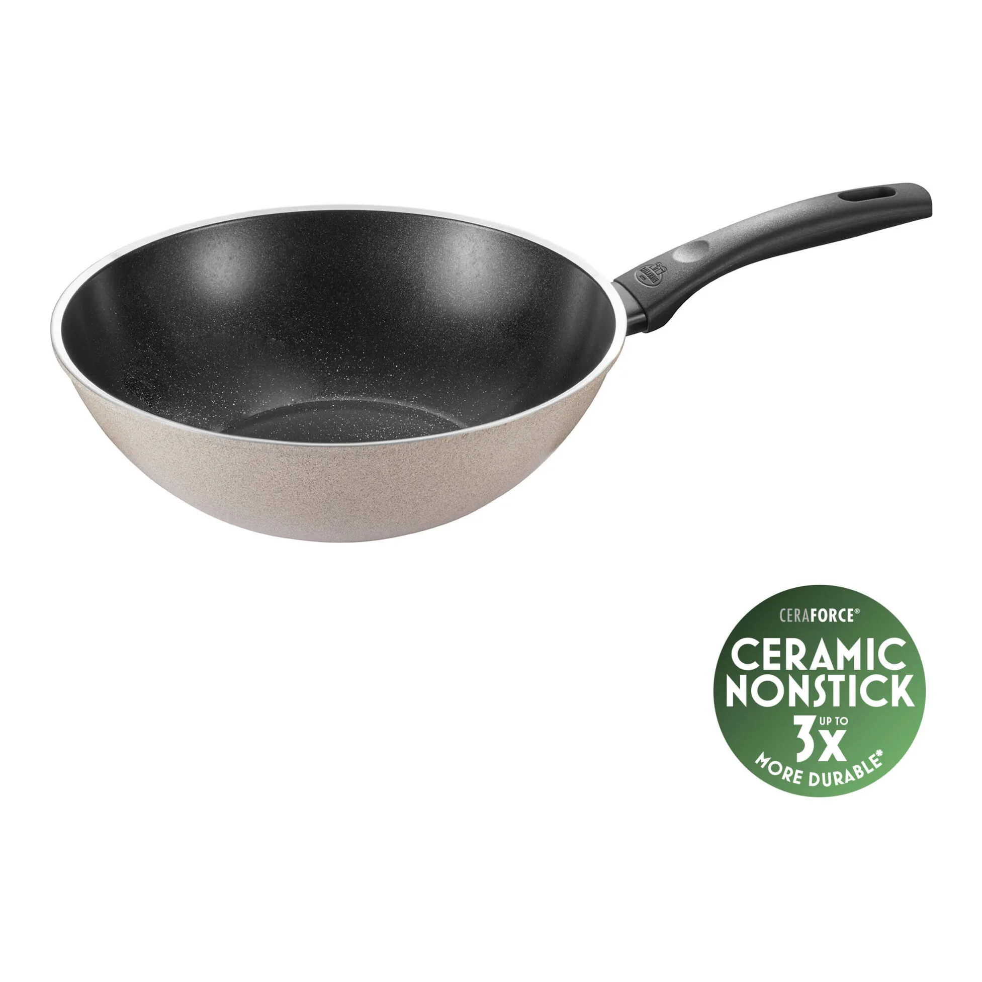 BALLARINI Ledro Wok 28cm Aluminium Ceramic Non-Stick Wok