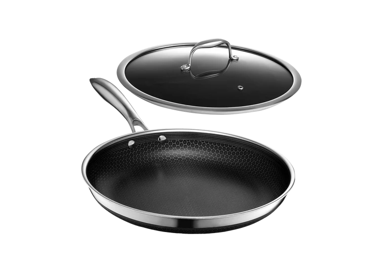HexClad Hybrid Pan with Lid - 30cm
