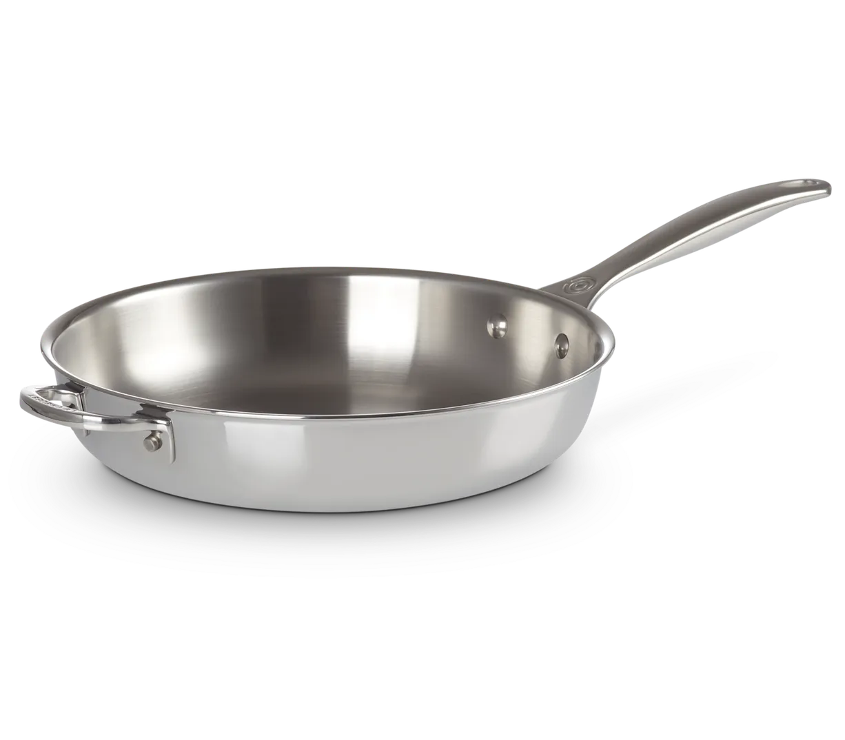 Le Crueset Signature Stainless Steel Uncoated Frying Pan with Helper Handle 28cm
