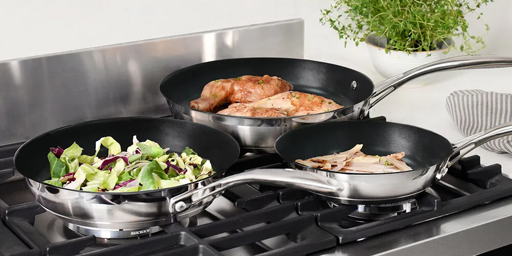 ProCook Frying Pan set on stove