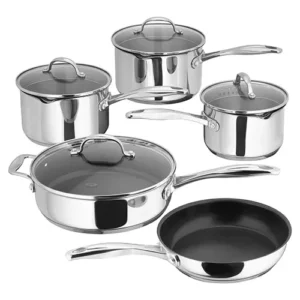 Stellar Stainless steel 5 piece pan set