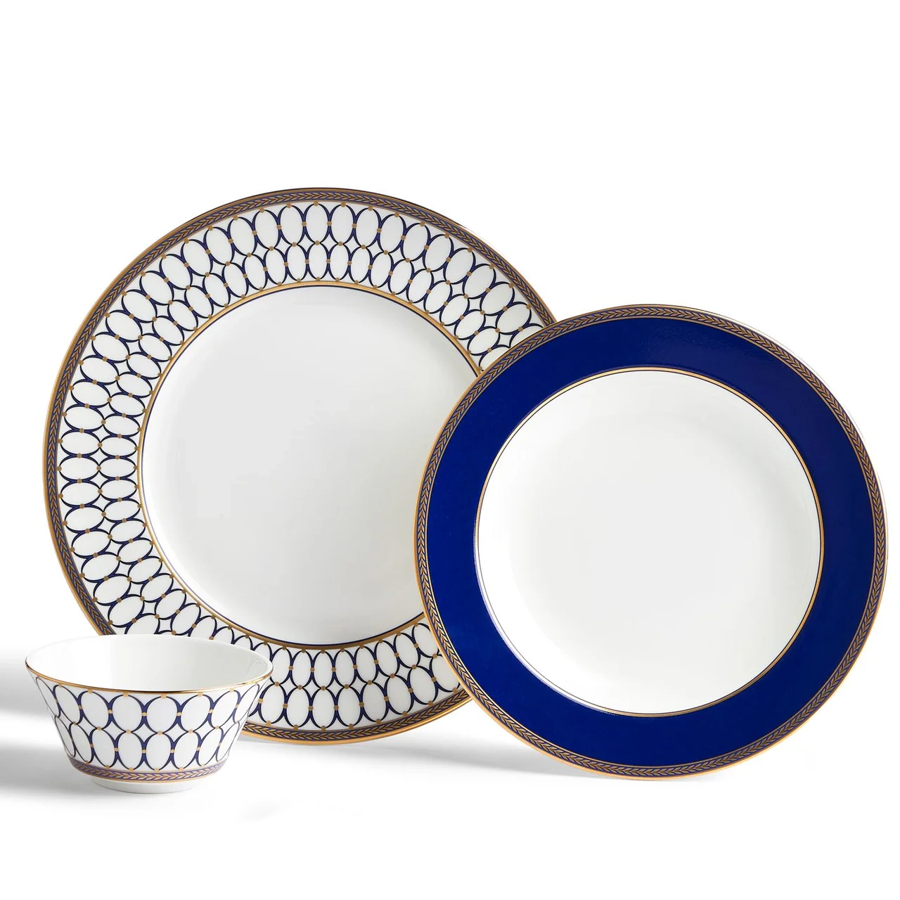 Wedgwood Renaissance Gold Dinnerware 3 Piece Set