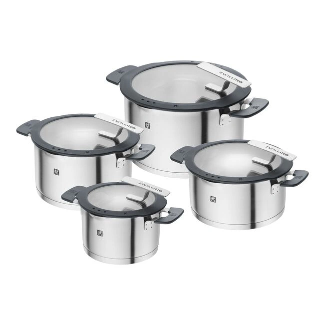 ZWILLING Simplify Pot set, 4-pcs, Stainless steel