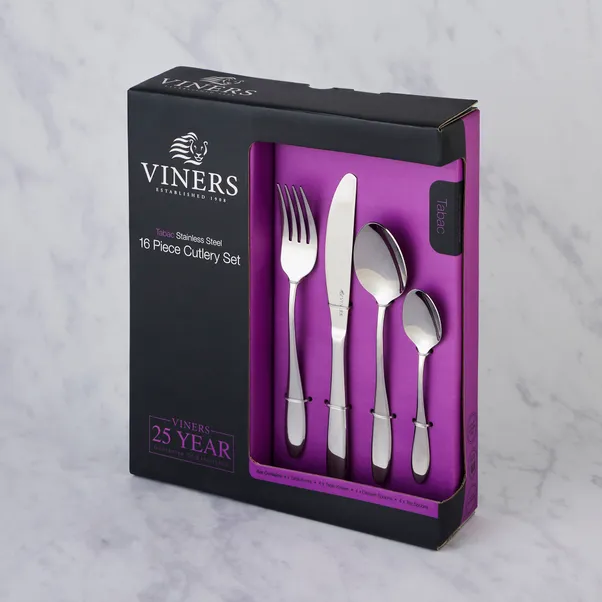 Viners Tabac 16 Piece Cutlery Set in a box